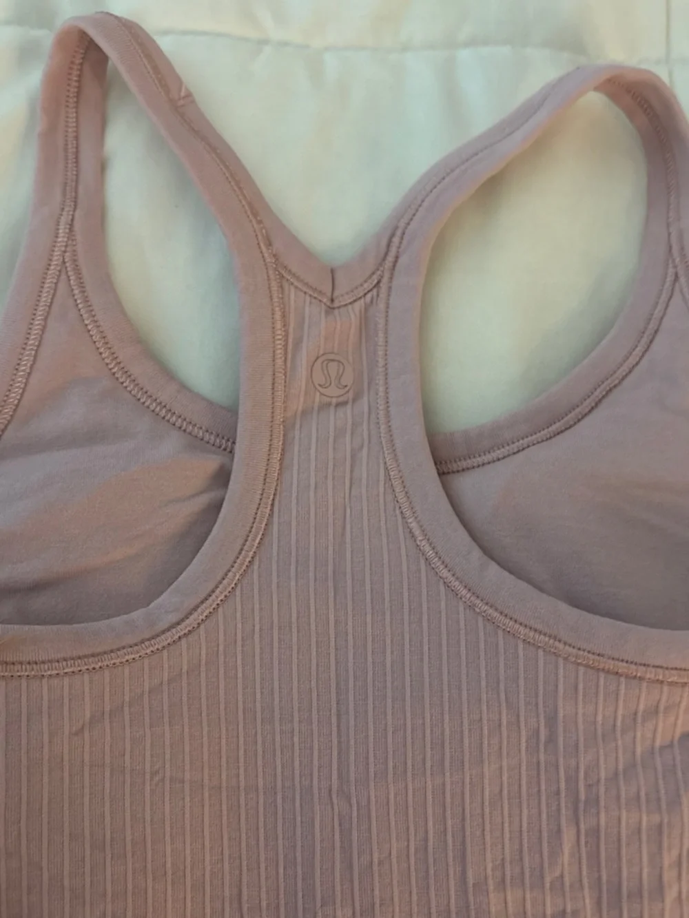lululemon athletica Slim Ribbed Racerback Tank - Dusty Rose
